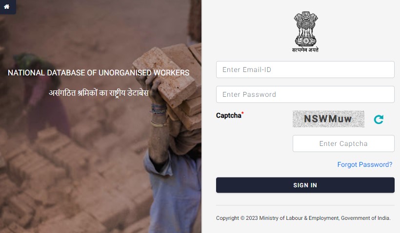 Documents Required For E-Shram Card